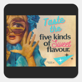 Aufkleber für Vintage Stimmen