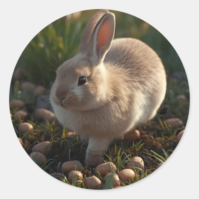 Aufkleber für Wälder - Niedliches Waldtier Pa (Vorderseite)