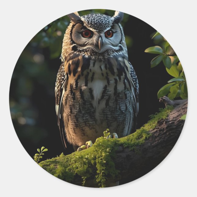 Aufkleber für Wälder - Niedliches Waldtier Pa (Vorderseite)