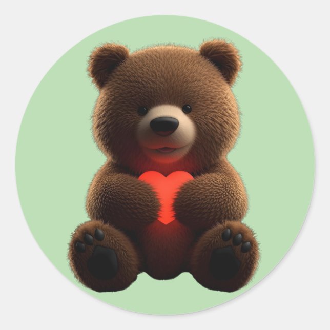 Aufkleber für Wälder - Niedliches Waldtier Pa (Vorderseite)