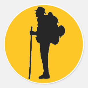 Aufkleber für Wanderungen
