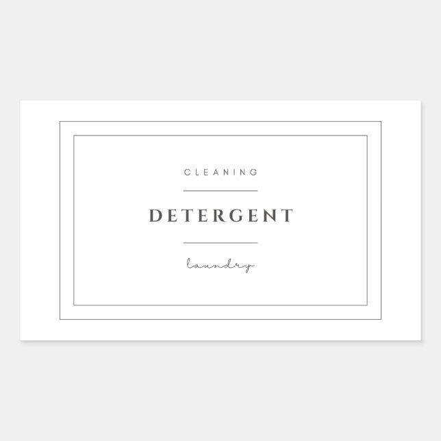 Aufkleber für Waschmittel (Vorderseite)