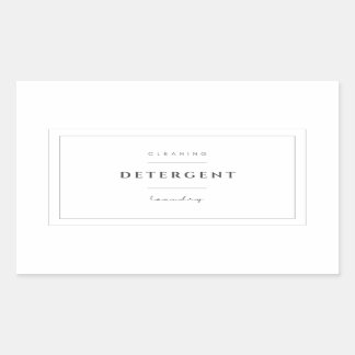 Aufkleber für Waschmittel