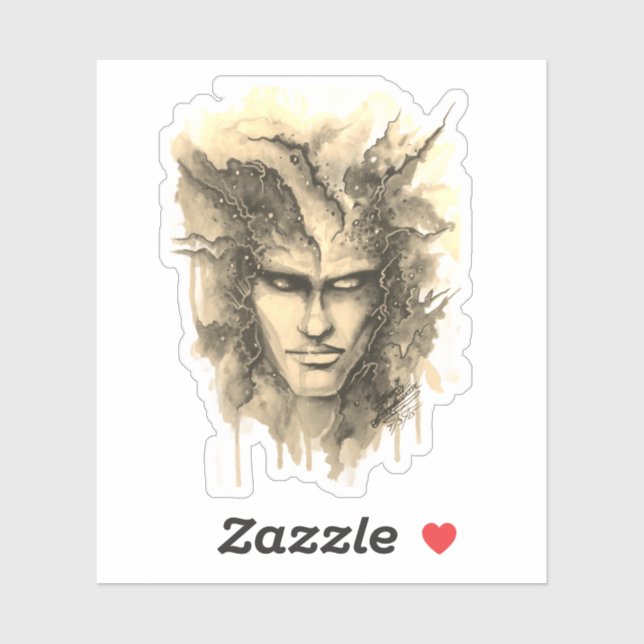 Aufkleber für Wasserfarben (Blatt)