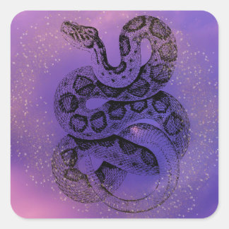 Aufkleber für Wasserfarbenschlange