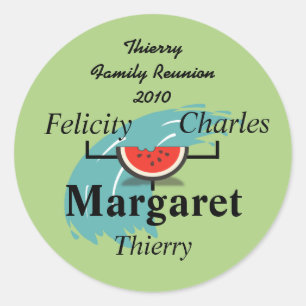 Aufkleber für Wassermelonen