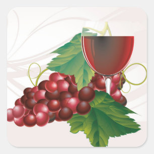 Aufkleber für Wein