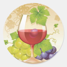 Aufkleber für Wein