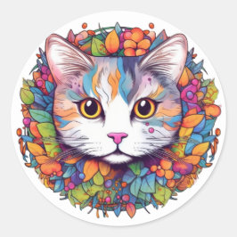 Aufkleber für weiße Katzen
