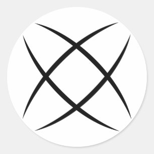 Aufkleber für weiße Logos