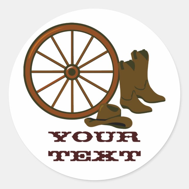 Aufkleber für Western (Vorderseite)