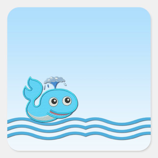 Aufkleber für Whale (Vorderseite)