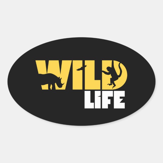 Aufkleber für wild lebende Tiere (Vorderseite)