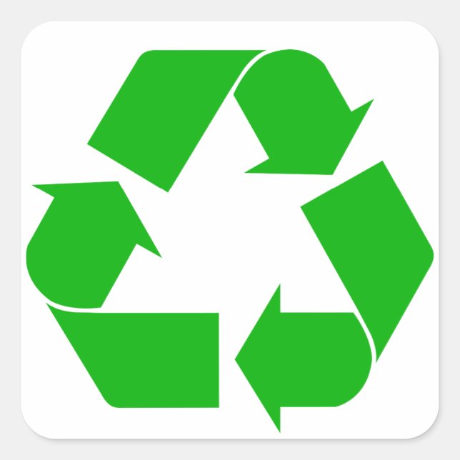 Aufkleber gerecycelt (Vorderseite)