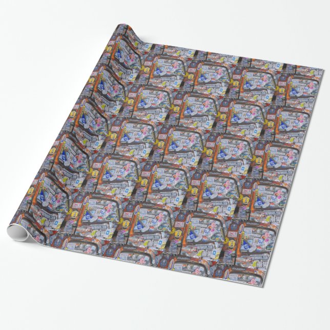 Aufkleber Geschenkpapier (Ungerollt)