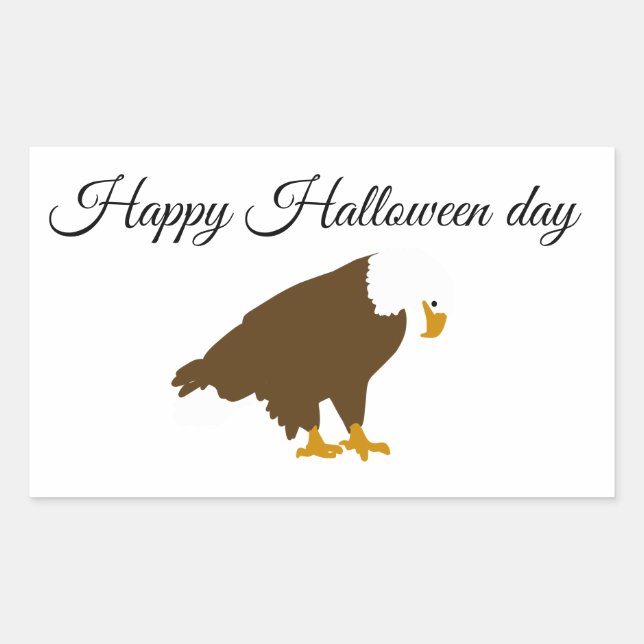 Aufkleber glücklich Halloween (Vorderseite)