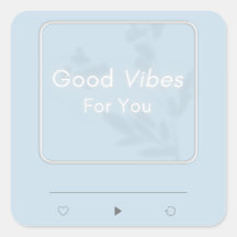 Aufkleber "Good Vibes"