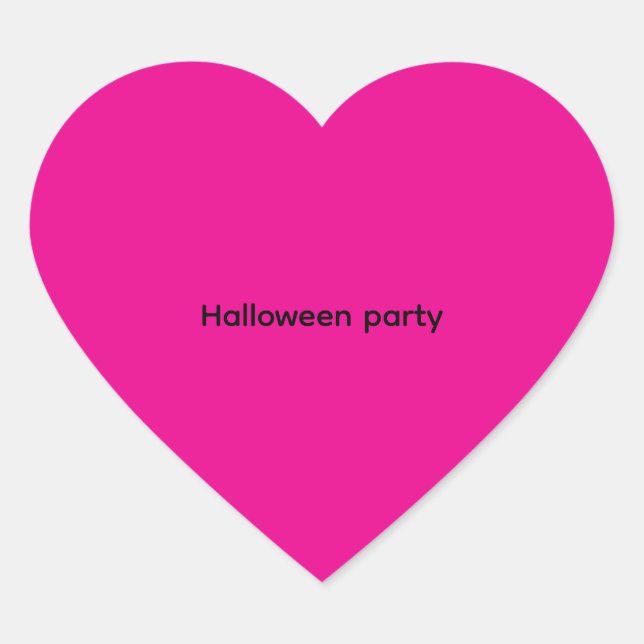 Aufkleber Halloween-Party (Vorderseite)