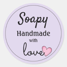 Aufkleber - Handgefertigt mit Liebe