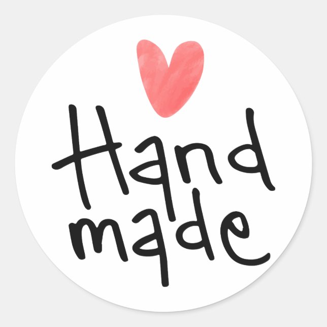 Aufkleber, handgefertigt runder aufkleber (Vorderseite)