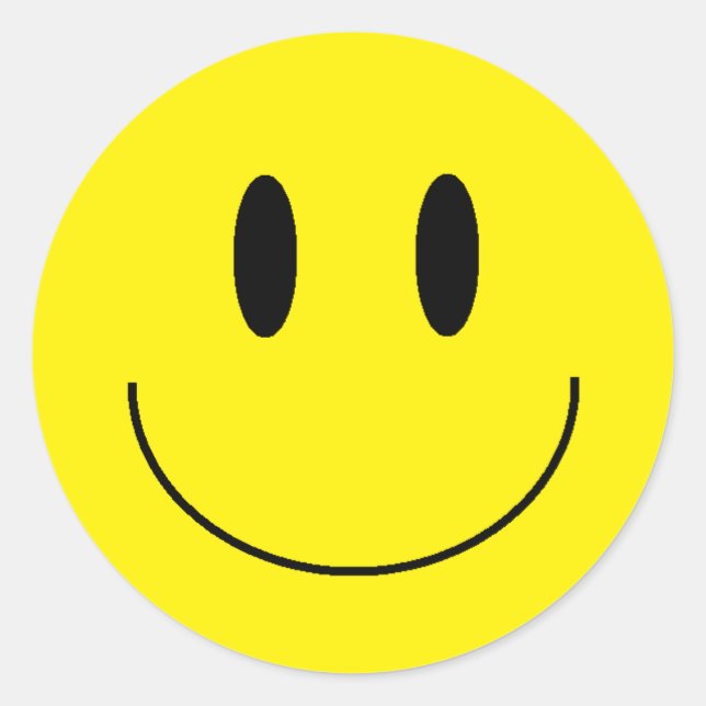 Aufkleber "Happy Face" (Vorderseite)