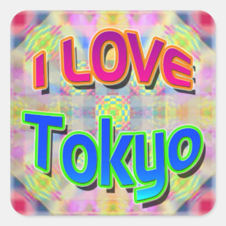 Aufkleber "I LIEBE Tokyo"