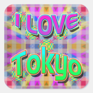 Aufkleber "I LIEBE Tokyo"