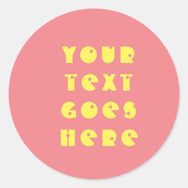 Aufkleber Ihres Textes hier persönlich schwarz gel (Vorderseite)