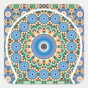 Aufkleber im marokkanischen Stil