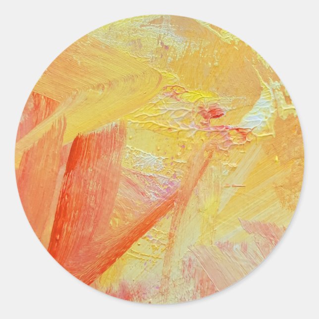 Aufkleber im Sonnenscheindesign (Vorderseite)