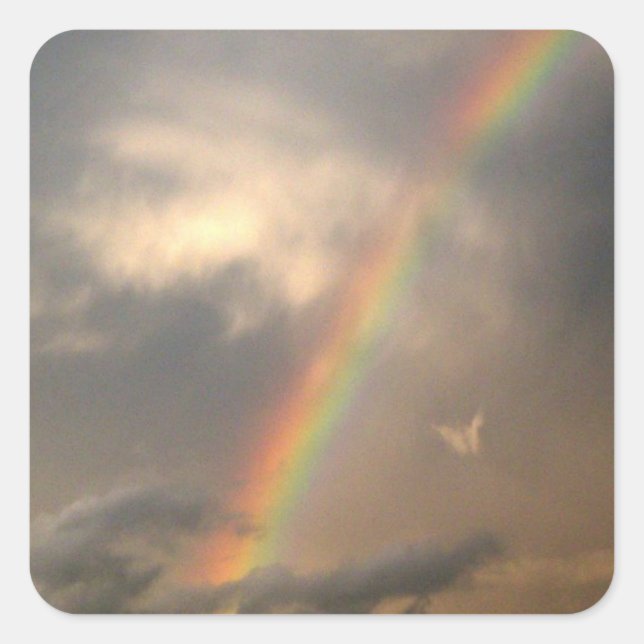 Aufkleber in das Licht (Blue Sky) (Vorderseite)