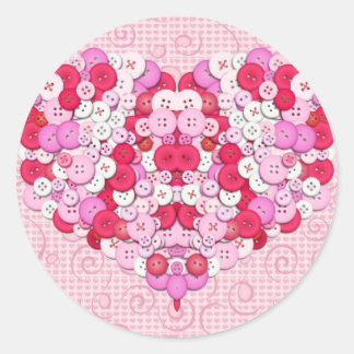 Aufkleber in Liebe nähen