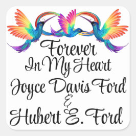 Aufkleber in Memoriam