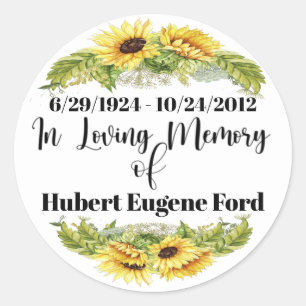 Aufkleber in Memoriam