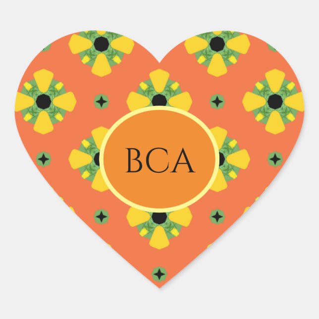 Aufkleber Initialen Niedlich Gastgeschenk Spaß BD (Vorderseite)