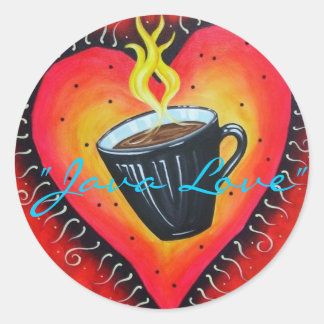 Aufkleber "Java-Liebe", Blatt von 20