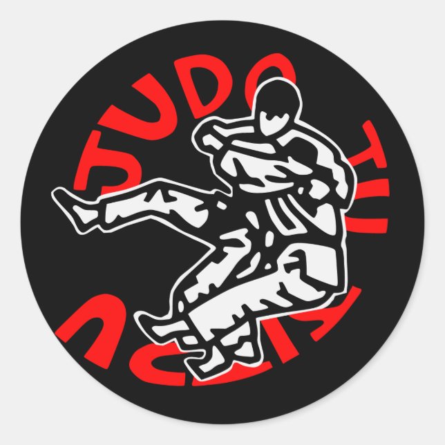 Aufkleber Judo ji Jitsu (Vorderseite)