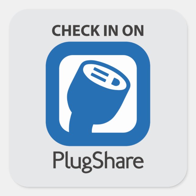 Aufkleber "Karo in PlugShare" (Vorderseite)
