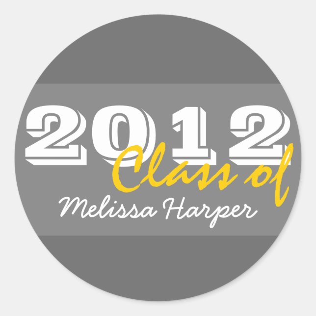 Aufkleber | Klasse |graue (Vorderseite)