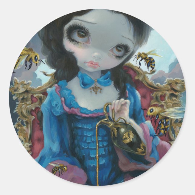 Aufkleber "Königin der Bienen" (Vorderseite)