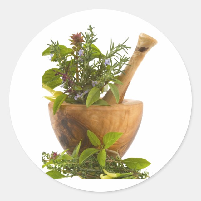 Aufkleber — Kräuter (Vorderseite)