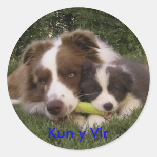 Aufkleber Kun und Vir