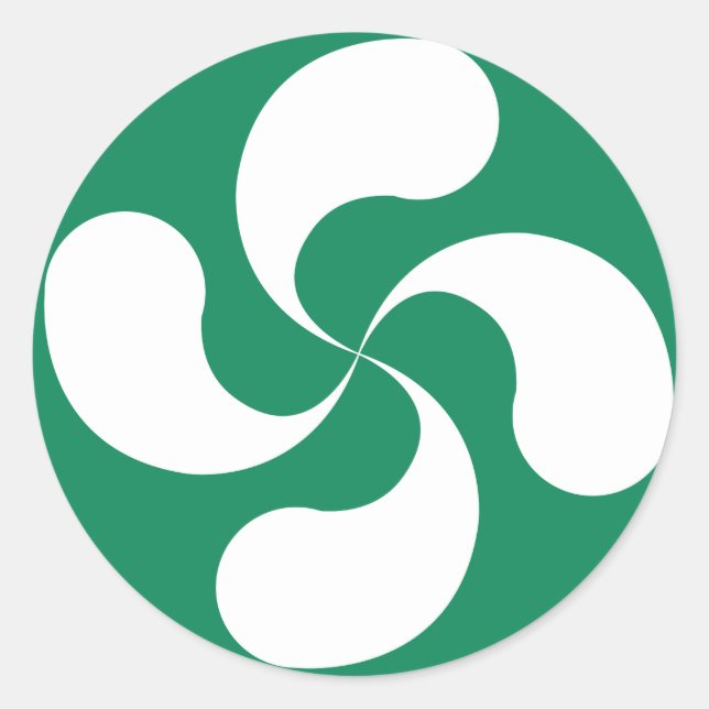 Aufkleber "Lauburu" (Vorderseite)