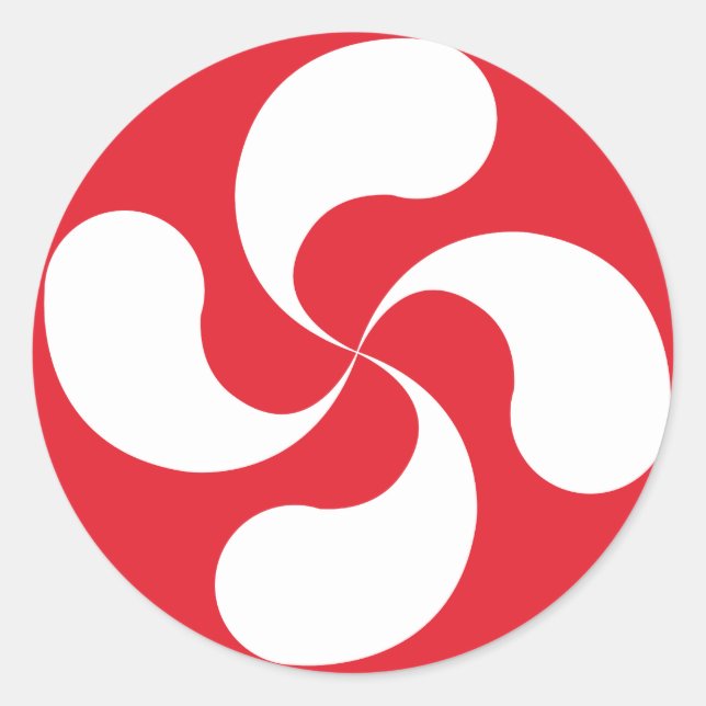 Aufkleber "Lauburu" (Vorderseite)