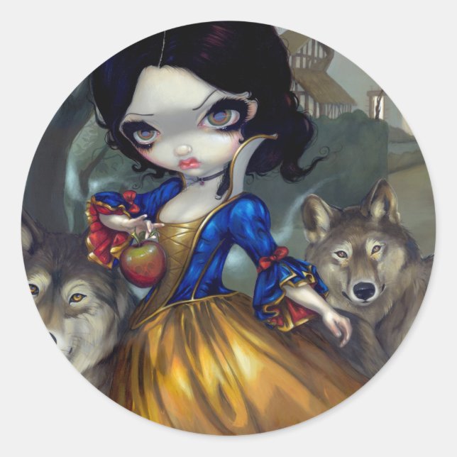 Aufkleber "Loup-Garou: Blanche Neige" (Vorderseite)