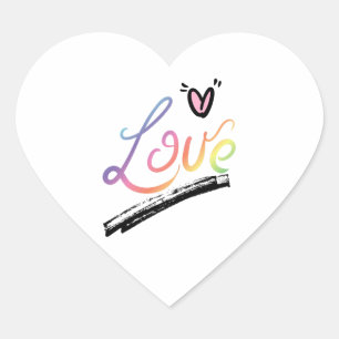 Aufkleber Love