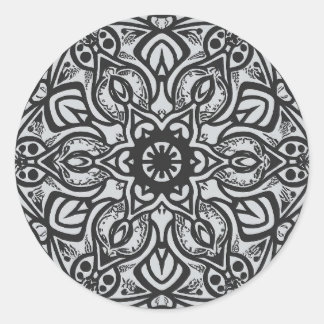 Aufkleber, Mandala-Art-Design-Aufkleber, ortsfeste Runder Aufkleber