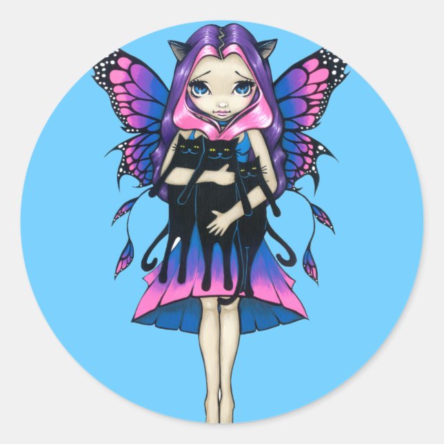 Aufkleber "Meine drei Kätzchen" (Vorderseite)