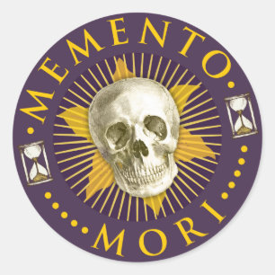 Aufkleber Memento Mori