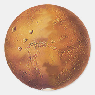 Aufkleber mit den Mars
